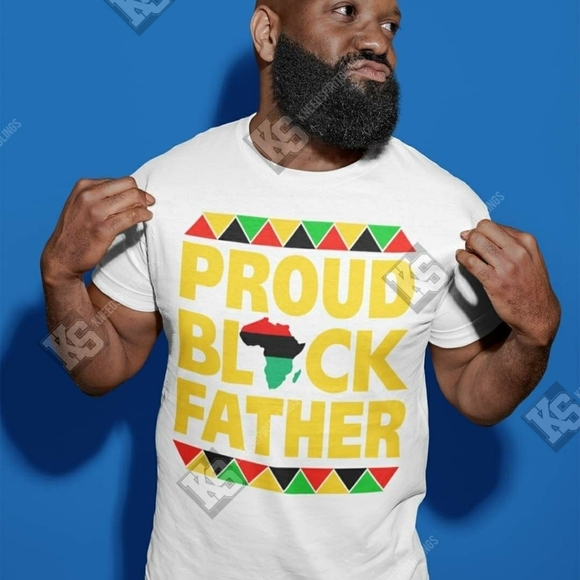 Proud‎ Black Father Tee - Picture 1 of 1